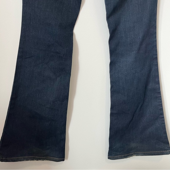 J BRAND BABE STARLESS FLARED 27 BLUE JEANS Y2K MILLENNIAL - Picture 4 of 14